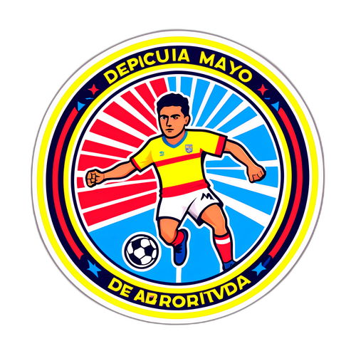 Adesivo do Jogo entre 2 de Maio e Deportivo Recoleta