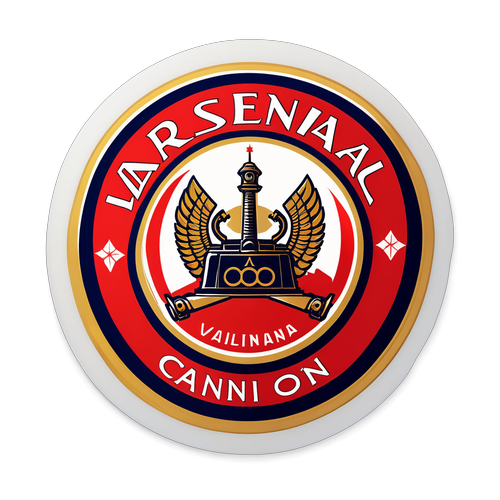 Stiker Logo Meriam Arsenal