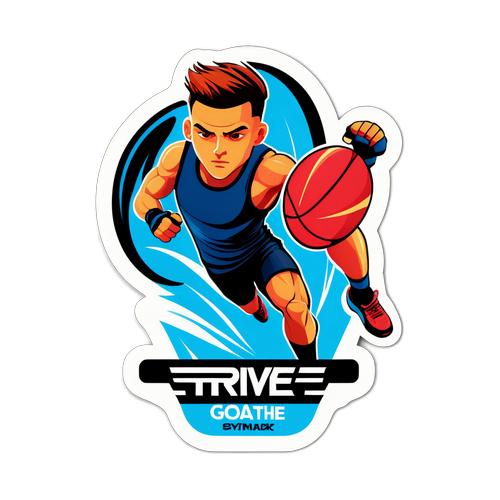 Futurystyczny design sportowca w akcji