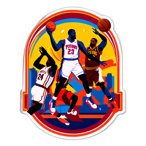 Confrontation emblématique NBA : Pistons contre Cavaliers