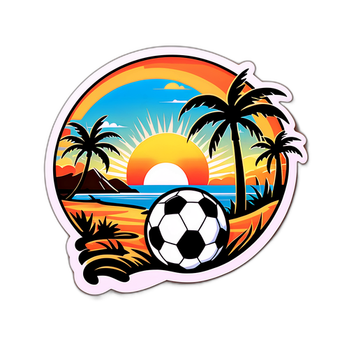 Pemandangan Menawan San Diego dengan Bola Sepak