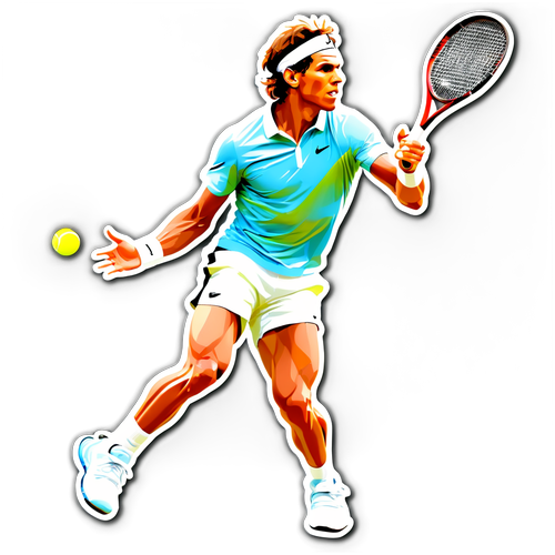 Den Nye Tennisstjerne: Leo Borg og Rafael Nadals Arv i Én Livlig Sticker!