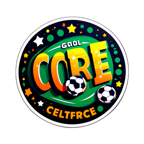 Sticker Motivasi: SCORE dalam Tema Bola Sepak