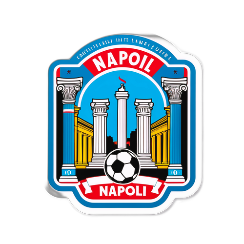 Napoli Kolonner og Fodboldkultur Sticker