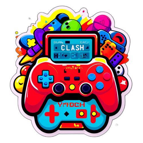 Světelný design oslavující Clash Vysledky