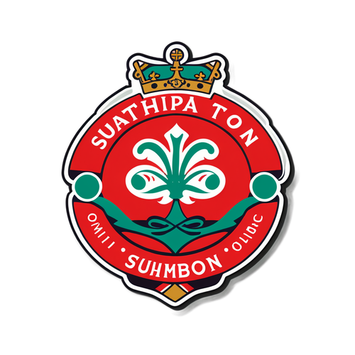 Sticker ya Southampton FC: Uungwaji Mkono wa Heshima