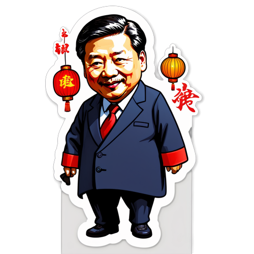 Orgulho Cultural Chinês: Xi Jinping em Caricatura