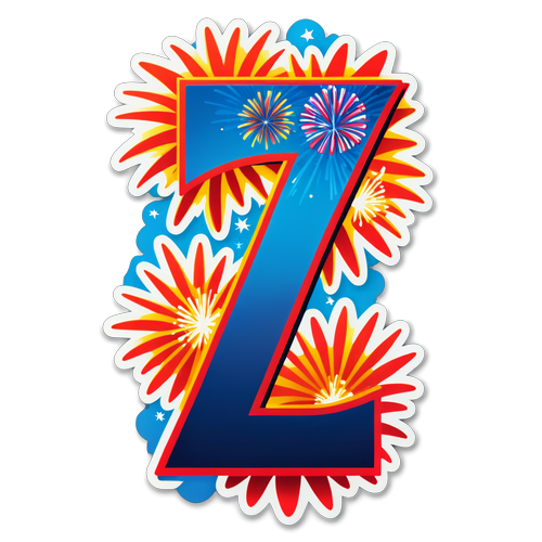 אזור 7 מעוטר בזיקוקים