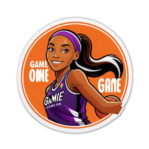 Sticker ng Mga Babaeng Atletang WNBA