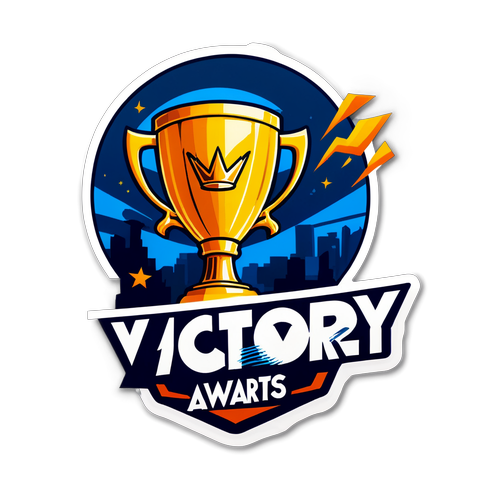 Unlock Your Inner Champion: 'Victory Awaits' Sticker Redefines Competition!