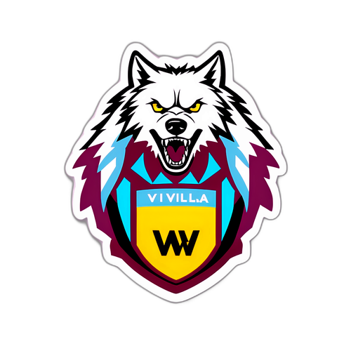 울프스 대 아스턴 빌라 경기 순간 스티커