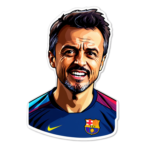 Sticker na Nagpapahayag ng Esensya ni Luis Enrique
