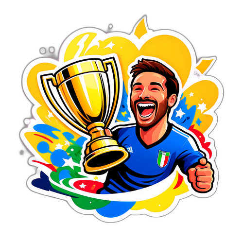 İtalyan Kupası Zaferi Sticker