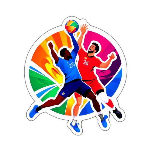 Håndball VM 2025 Klistremerke
