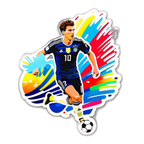 Goretzka'nın İkonik Golü Sticker'ı