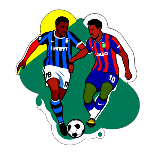 Fotballkamp mellom Inter Milan og Fluminense