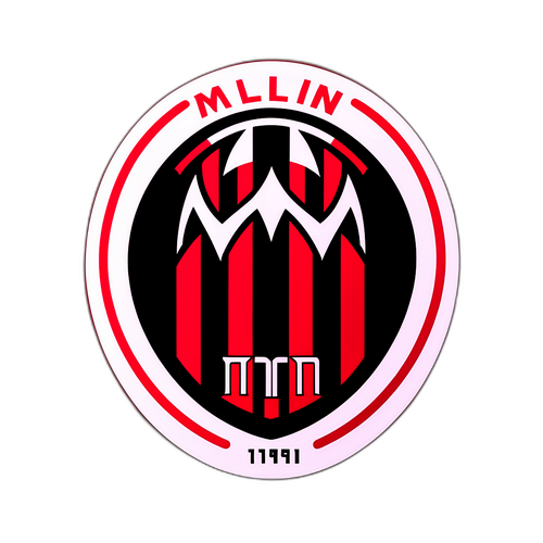 Σχέδιο αυτοκόλλητου AC Milan