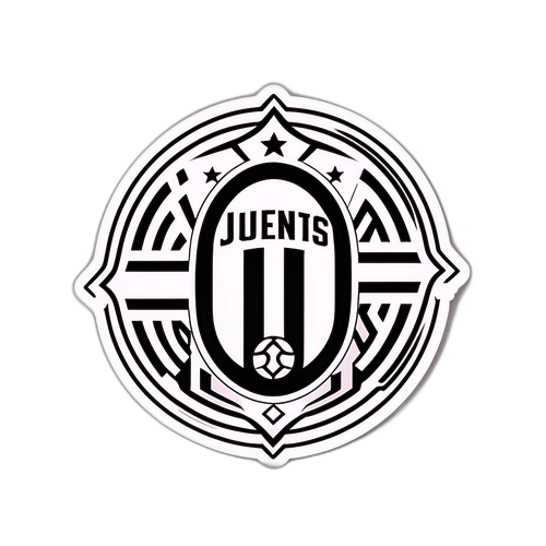 Sticker ya Juventus ya Kijadi