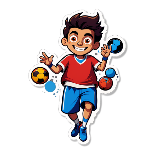 Sticker di Nico Paz: Juggling Sport e Musica