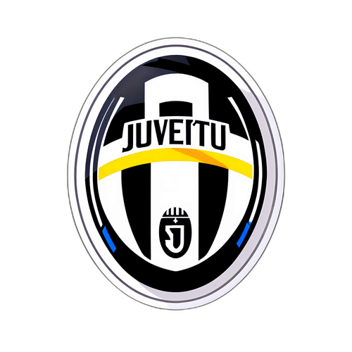 Sticker cu logo-ul clubului Juventus