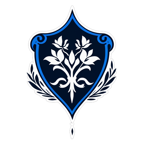 Unleashing Team Spirit: Discover the Atalanta Crest Floral Sticker Design That Speaks to Community!