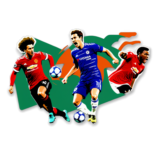 Intens sticker av Chelsea mot Manchester United
