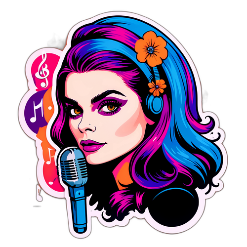 Whimsiskt porträtt av Aimee Osbourne