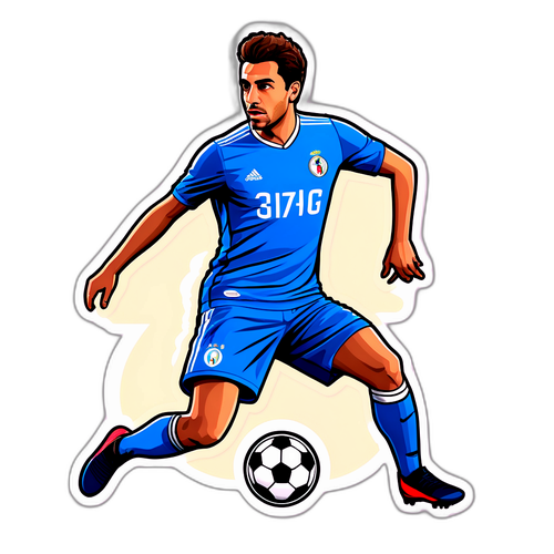 Sticker de Piero Hincapié en Acción