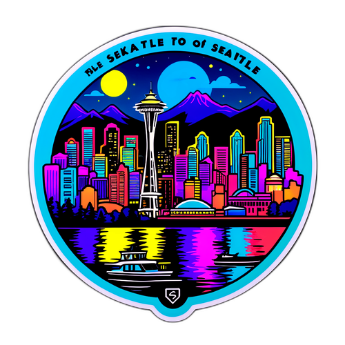 A seattle-i éjszakai látkép