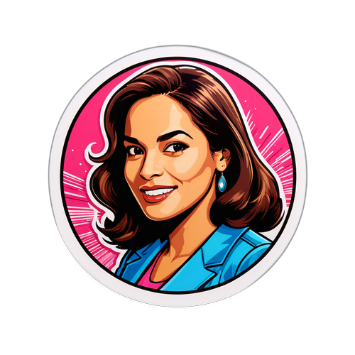 Sticker Celebrando a Carreira de Claudia Abreu