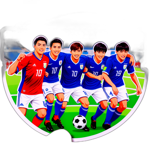 축구 국가대표팀 기념사진