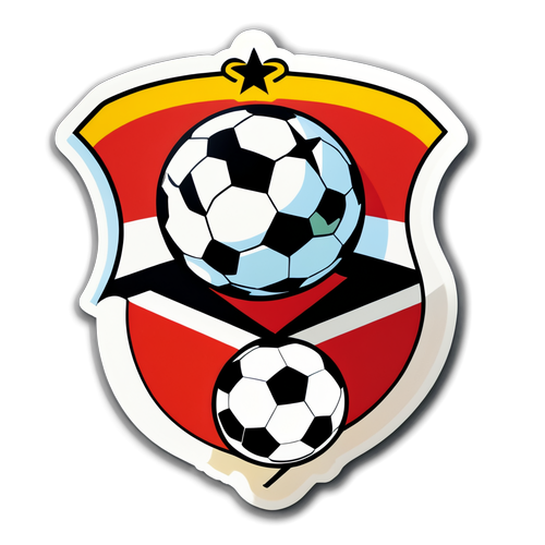 Diseño de sticker representando el partido entre Barcelona SC y River Plate