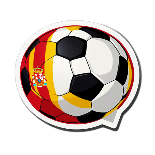 ¡Increíble! El Balón de Fútbol que Representa la Pasión Española en el Partido contra Suiza!