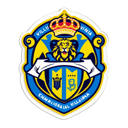 Емоційний стікер «Вільярреал - чемпіони!»