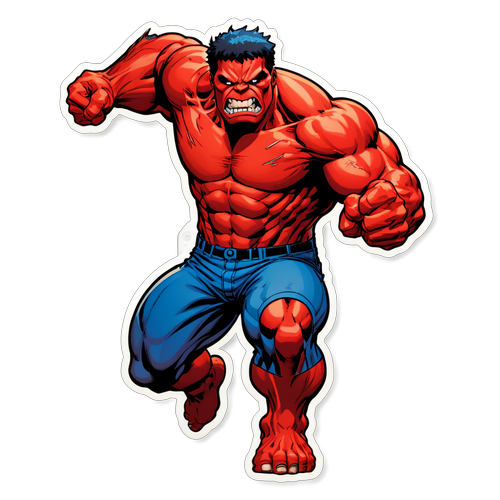 Hebat! Red Hulk: Emotikon Utama Kemarahan yang Perlu Anda Miliki!