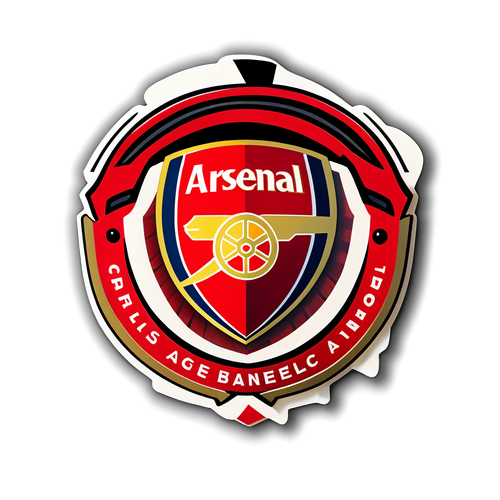 Unleash Your Gunners Spirit! Stunning Arsenal Sticker You Can't Miss!