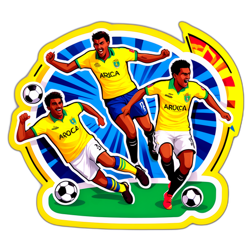 Sticker Meriah Sporting vs Arouca