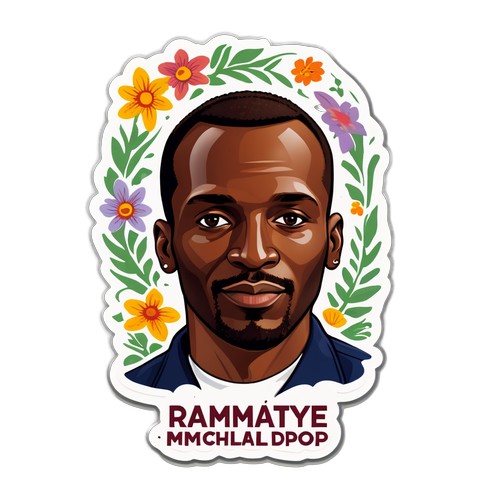 Herdenkingssticker Michel Blanc: Een Bloemrijke Eerbetoon aan Ramatoulaye Diop!