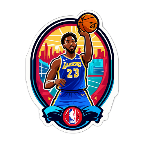 Stickers z koszykarzami NBA