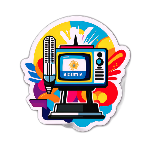 Sticker de TV Pública Argentina
