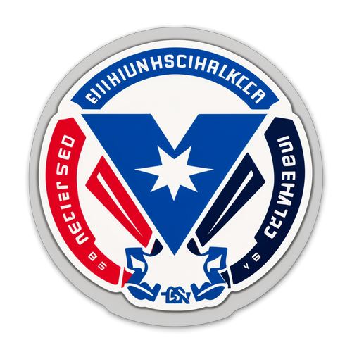 HSV-Logo Retro-Vintage Aufkleber