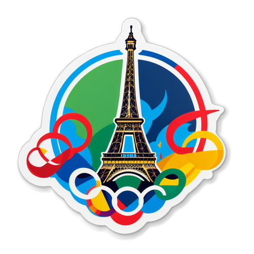 Apakah Anda Siap untuk Menyaksikan Keajaiban Olimpik Paris 2024? Sticker Menara Eiffel yang Menyemarakkan Semangat Anda!