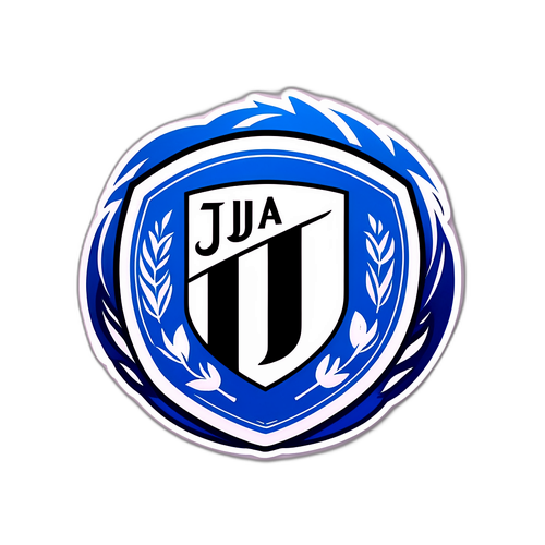 유벤투스와 아탈란타의 전통 상징 결합 스티커