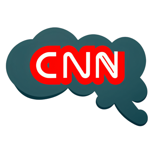 CNN 뉴스 로고 스티커