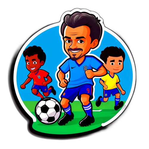 Sticker jucători de fotbal