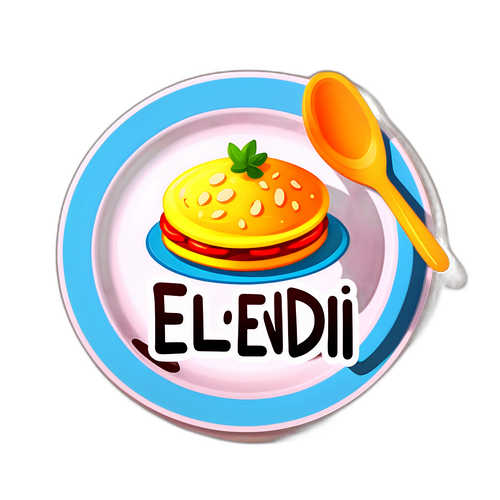 Elendi Yiyecek Sticker'ı