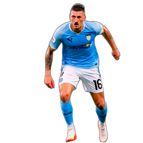 Adesivo di Milinkovic Savic in azione