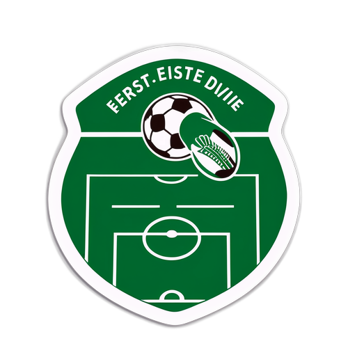 Stiker Lapangan Sepak Bola 'Eerste Divisie'