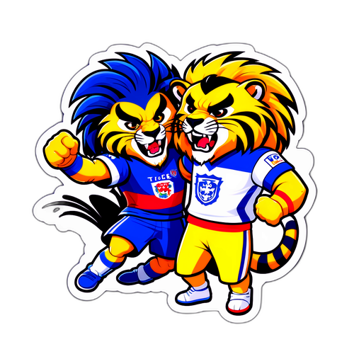 Tigres vs Cruz Azul Rivalry Sticker