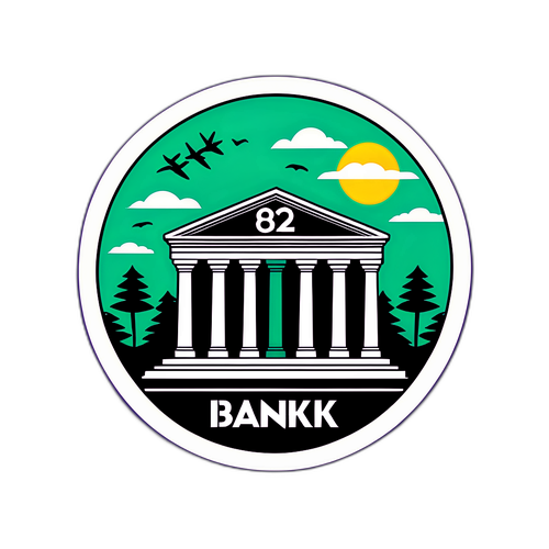 82バンクのロゴにインスパイアされたスタイリッシュなデザイン